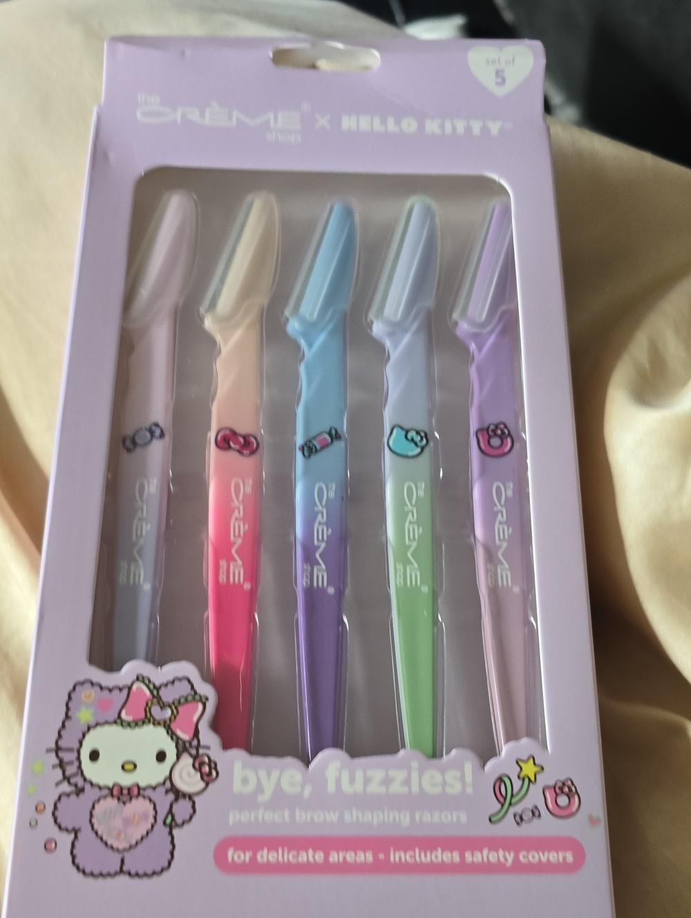 The Crème Shop x Hello Kitty Pastel Brow Razors - 5 Pack